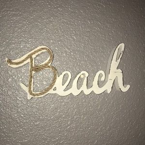 “Beach” decor